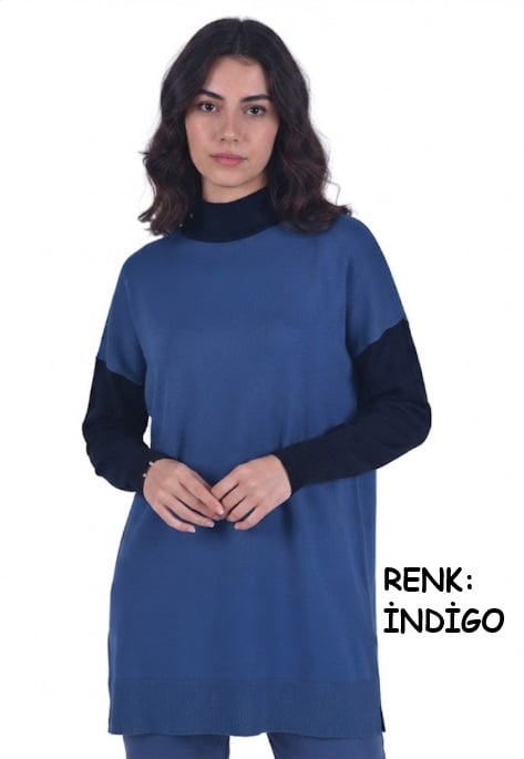 İKİ RENKLİ TRİKO TUNİK