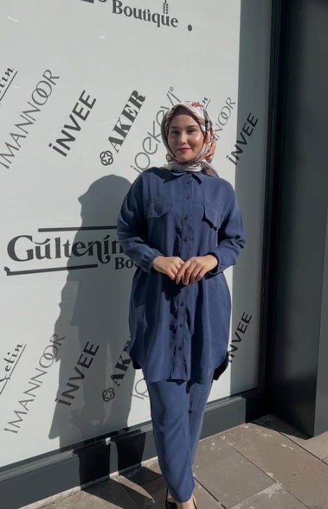 İPEK CUPRA KUMAŞLI GÖMLEK — alternatif görünüm